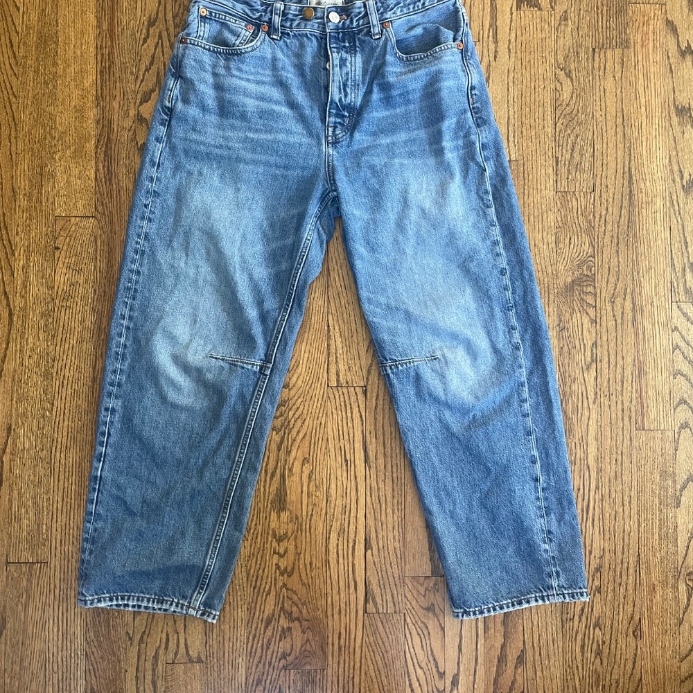 Madewell Darted Barrel Jeans Size 28 - Picture 7 of 8